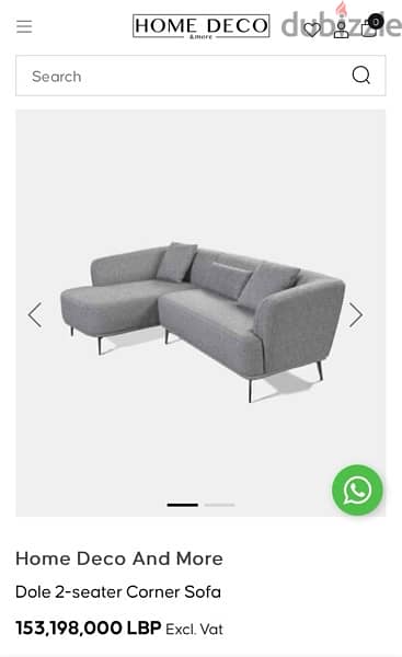 Dole 2-4 Seaters Corner Sofa (Brand New) 0