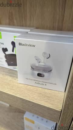 Black view Airbuds 8 white