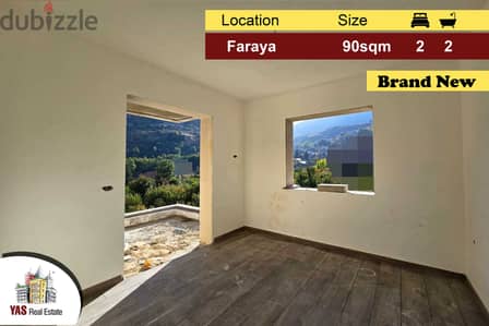 Faraya 90m2 | Brand New | Mountain View | Calm Location | DA |