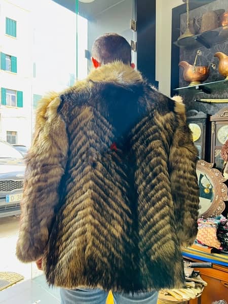 real authentic fox fur coat made in Germany 1