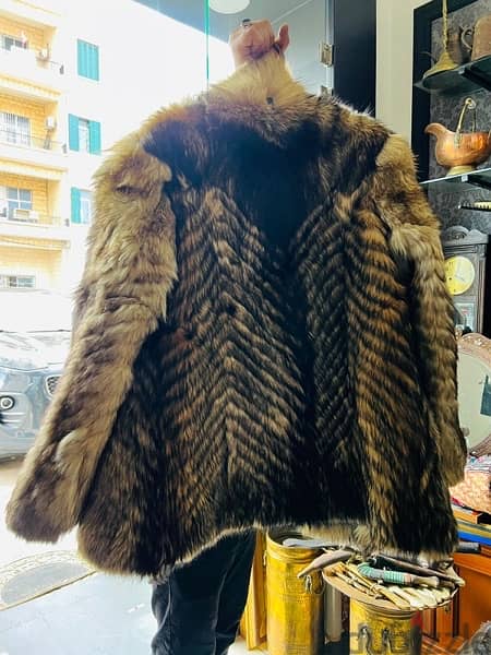 real authentic fox fur coat made in Germany 3