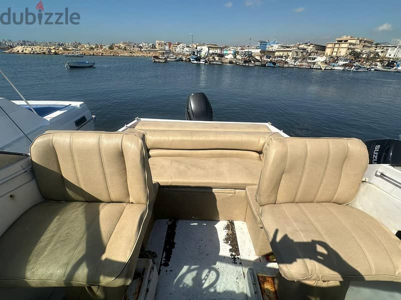 Boats with room moteurs suzuki 300 clean + with parking مينا الاوزاعي 3