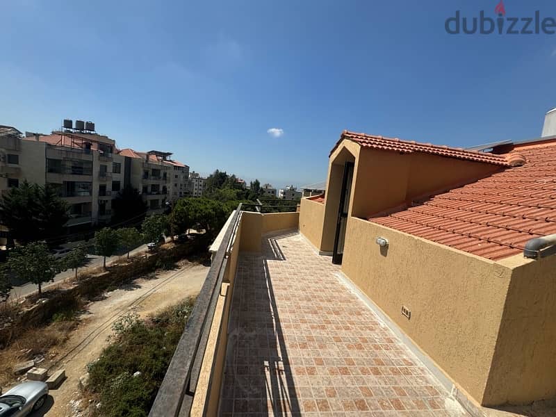 Spacious furnished duplex in Mansourieh 17