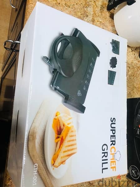 CHEESE FONDUE MAKER//CREP MAKER AND SUPERCHEF GRILL 10