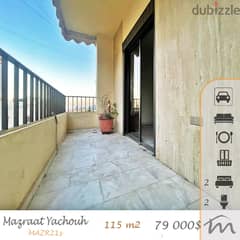 Mazraat Yashouh | 686$/m² | Catchy 2 Bedrooms Apart | Big Balcony 0