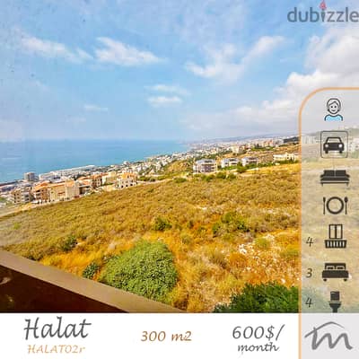 Halat | Catchy 300m² Duplex | Terrace | 4 Balconies | Building Age 10