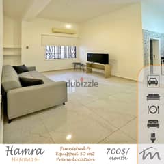 Hamra | Prime Location | Furnished 1 Bedroom Apartment | High Ceiling