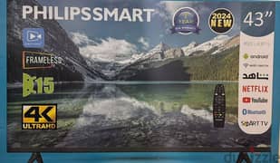 PhillipsSmart 43 Inch Smart Tv with Stand