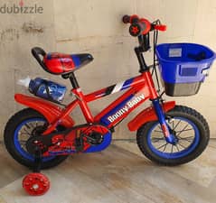 Boys bike size 12" for 2.5 years old till 6 years