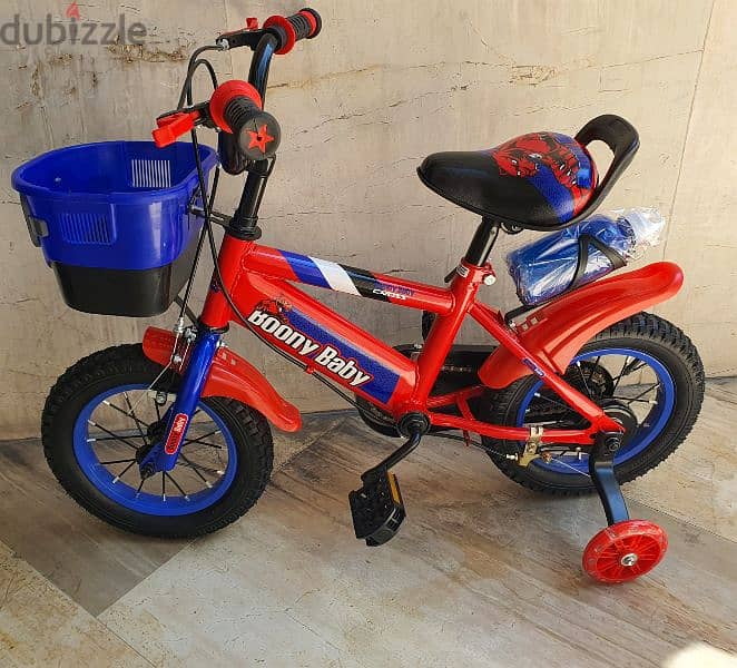 Boys bike size 12" for 2.5 years old till 6 years 3