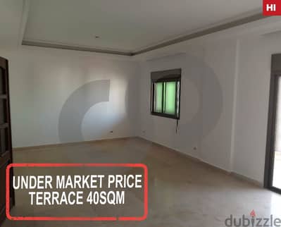 Terrace, under market price, Aley, Bchamoun/ بشامون  REF#HI112563