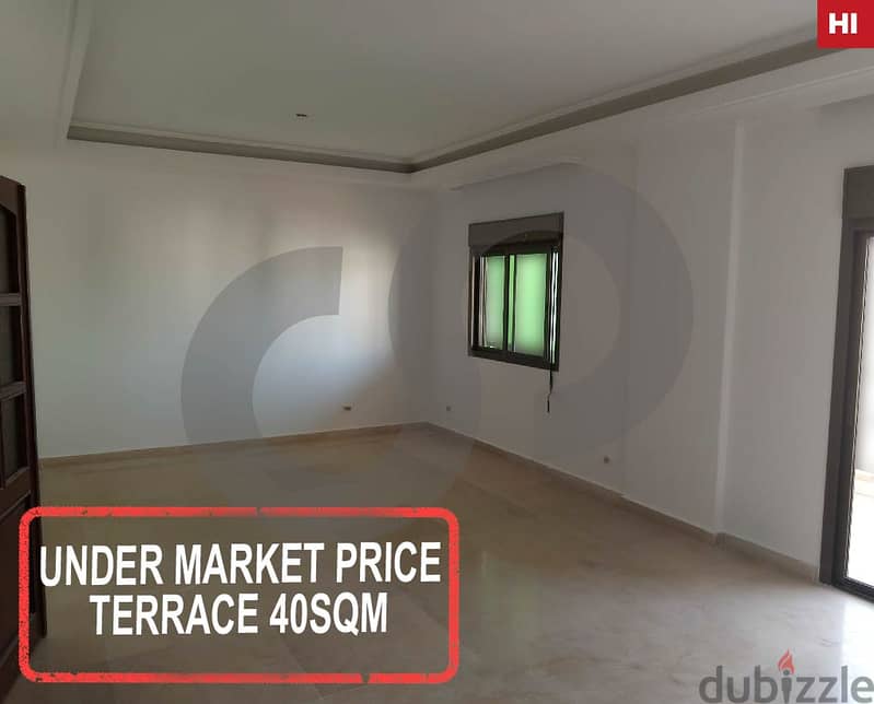 Terrace, under market price, Aley, Bchamoun/ بشامون  REF#HI112563 0