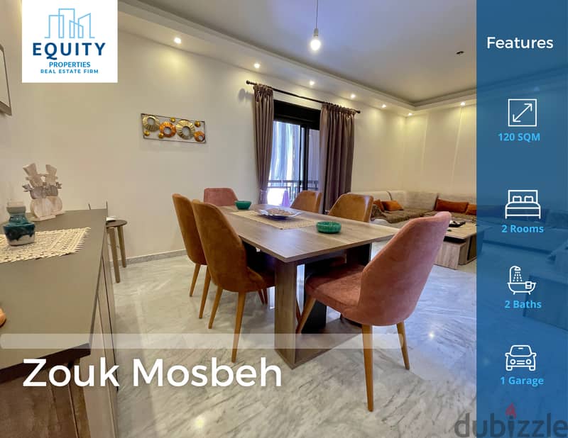 120 SQM Apartment For Sale Zouk Mosbeh شقة للبيع زوق مصبح #RK92925 0