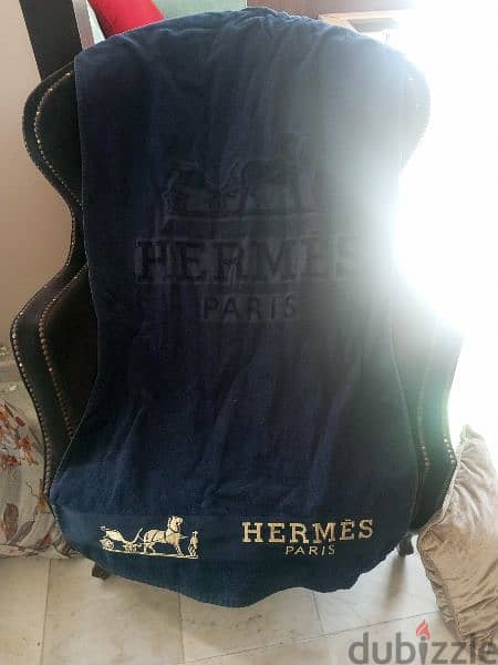 authentic Hermes Paris beach  towel 100% cotton 1