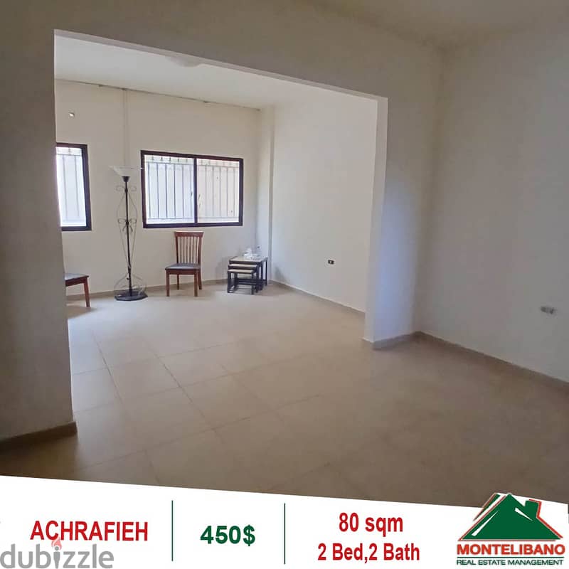 450$!! Apartment for rent located in Achrafieh 1