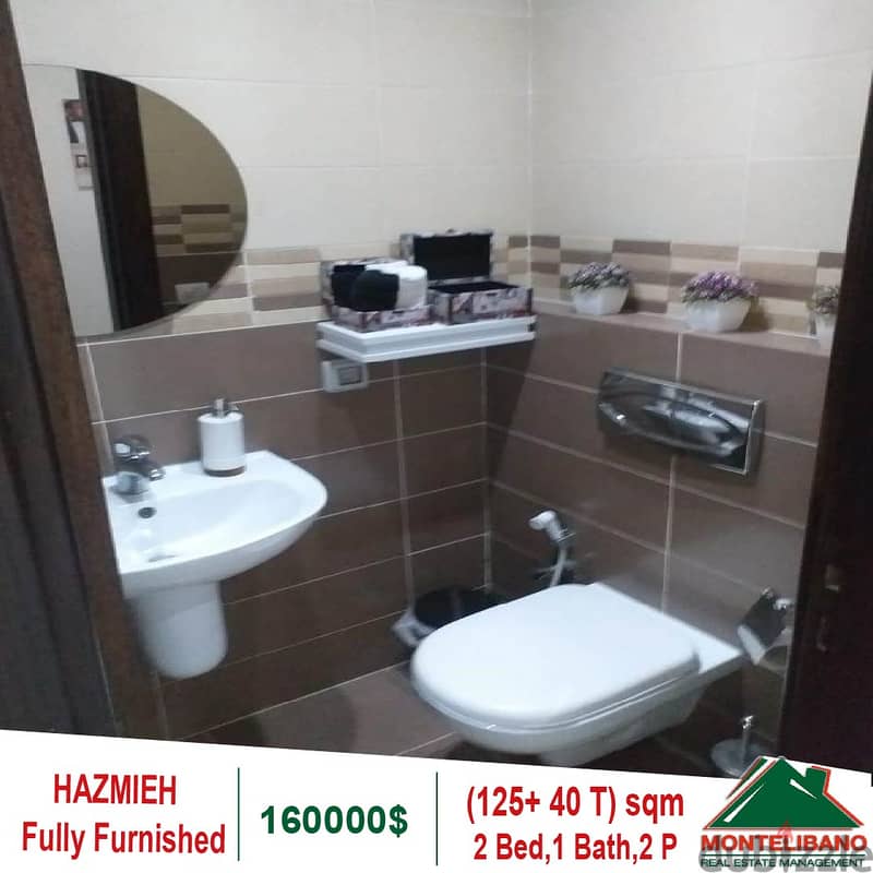 160000$!! Fully Furnished Apartment for sale in Hazmieh 6