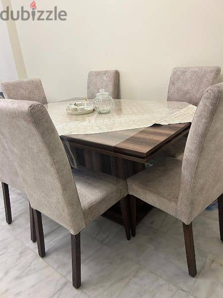 dining table and chairs 1