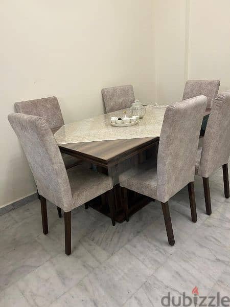 dining table and chairs 2