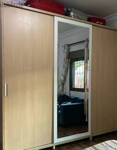 full Bedroom with two beds like new non commercial wood 0