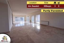 Ain Saadeh 309m2 | Terrace | Partly Furnished | New | AMK | 0