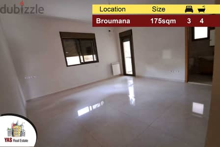 Broumana 175m2 | Calm Area | Well Maintained | Luxury | AMK |