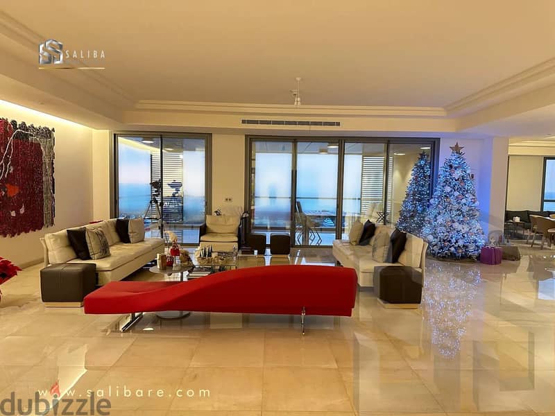 Waterfront City Dbaye/ Apartment for Rent Furnished Panoramic View 1