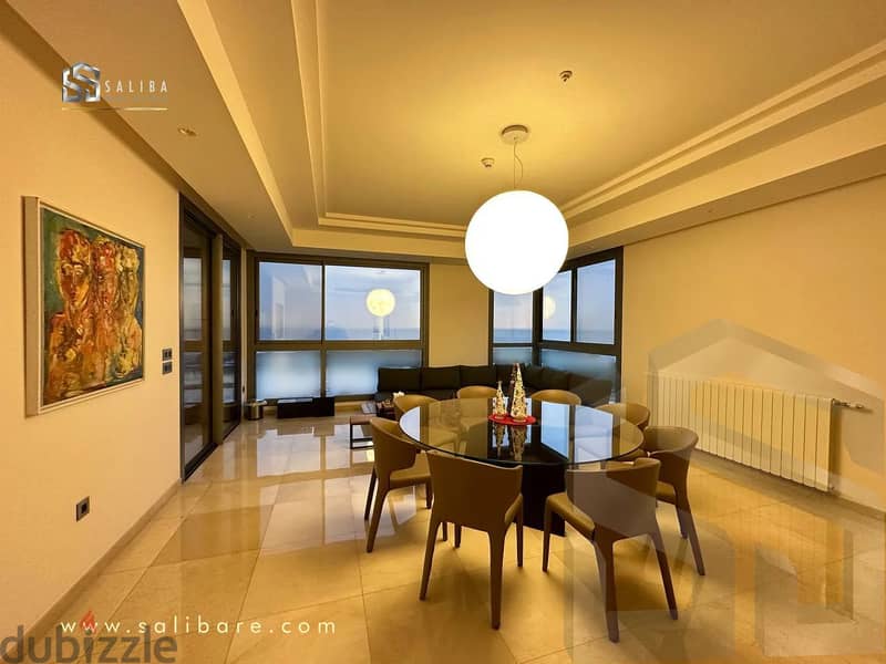 Waterfront City Dbaye/ Apartment for Rent Furnished Panoramic View 5