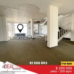 Prime Location , Shop for sale in Jeita 200 sqm ref#nw56395 0