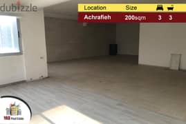 Achrafieh 200m2 | Well Maintained | prime Area | Spacious | MO |