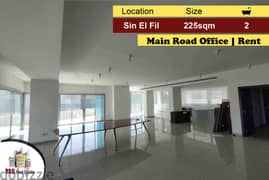 Sin El Fil 225m2 | Rent|Office| Prime Location | Main Street | AA AMK 0