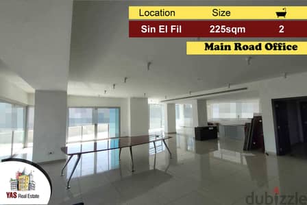 Sin El Fil 225m2 | Office | Prime Location | Street Building | AA AMK