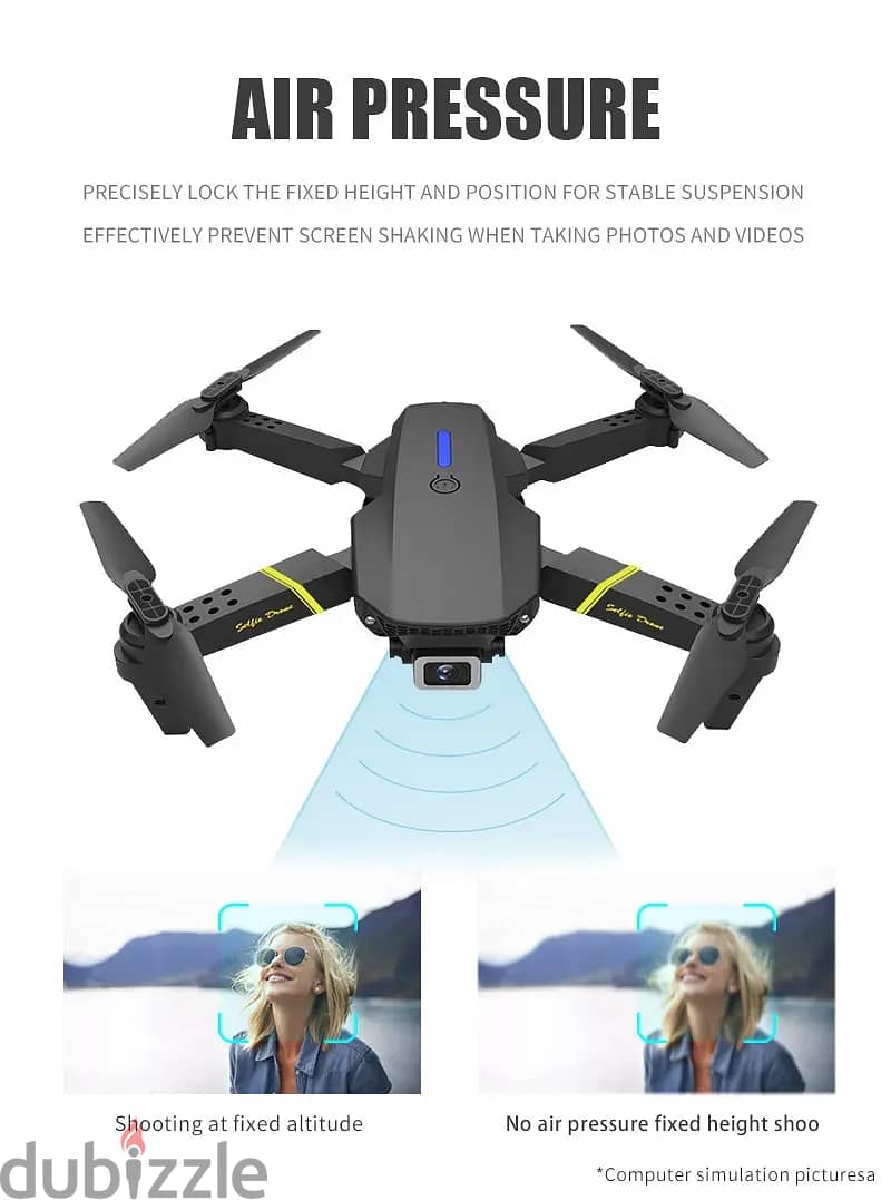 Drone 4K Wide-Angle Helicopter Camera Foldable RC Quadcopter 2