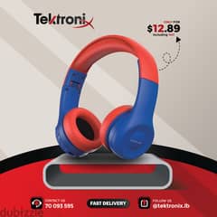 Green Lion Gk-100 Kids Headphone 1 - Blue & Red