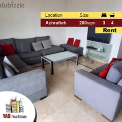 Achrafieh 200m2 | Fully Furnished | Mint Condition | Rent | MO | 0