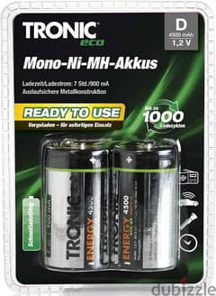 tronic batteries rechargeable 4500mah 0