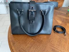 Liu Jo Handbag / Purse / Black Leather Originale Tote