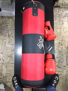 boxing bag 100 cm + boxing gloves 0