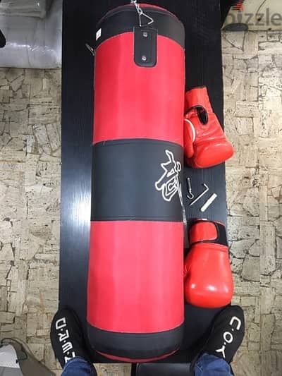 boxing bag 100 cm + boxing gloves