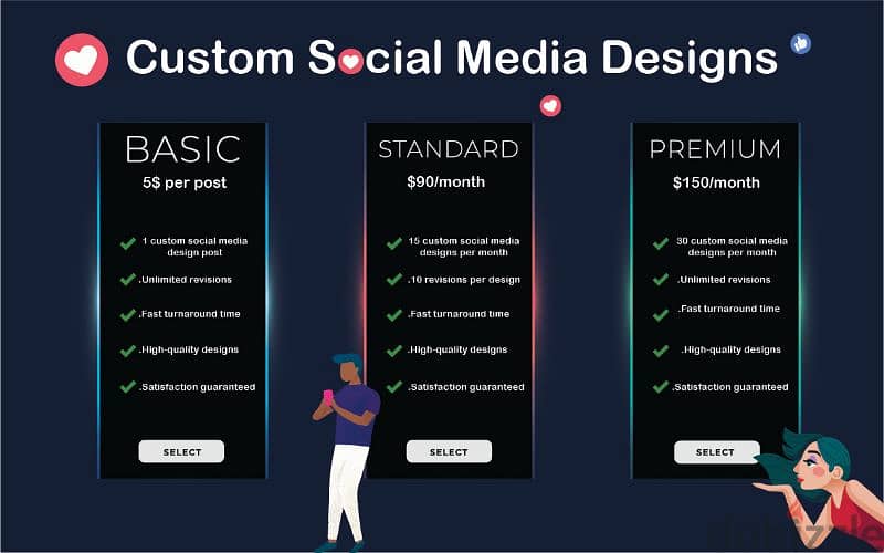 social media post design service's 0