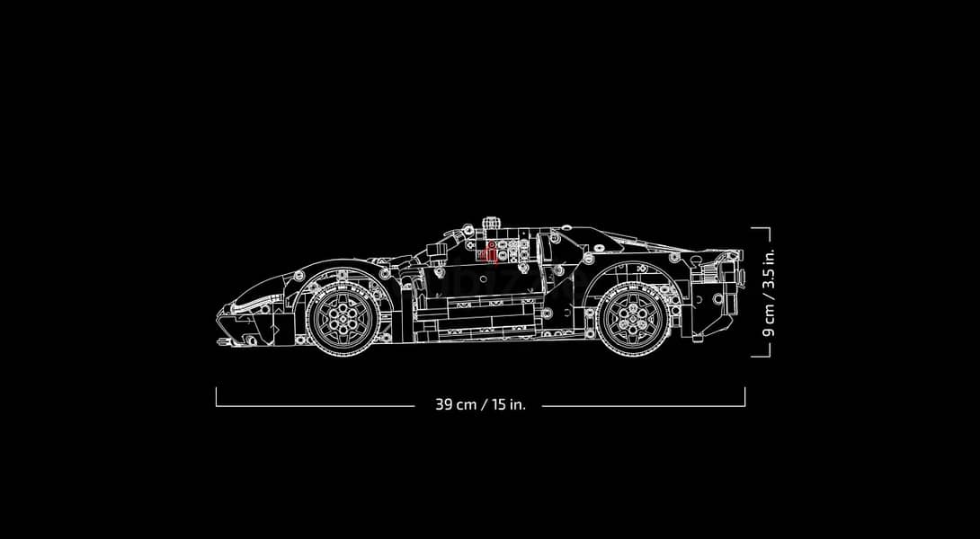 LEGO® 2022 Ford GT 1468 Pieces 18+ 1