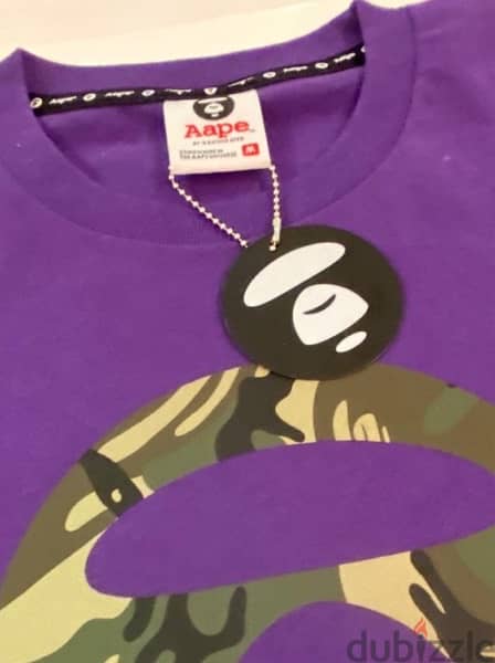 AAPE purple shirt 1