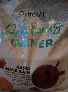 ostrovit mass gainer strawberry wafer flavor 0