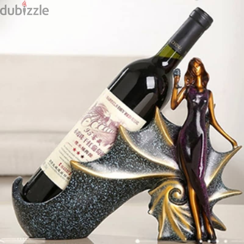 Sea Snail Wine Rack – Resin Bottle Holder with Graceful Woman 7