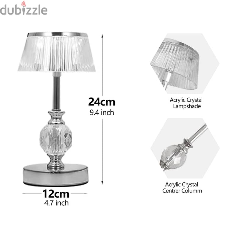 Golden crystal table lamp Discount for ONLY 28$ 6