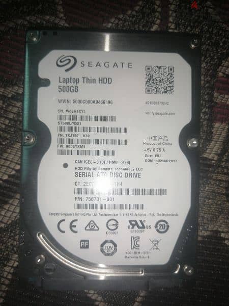 laptop thin hdd 500 gb 0