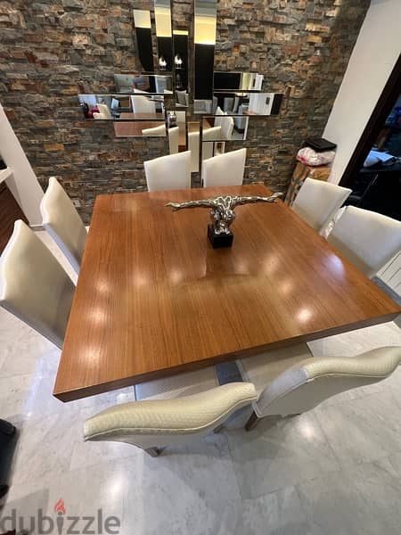 Dining table with 8 chairs 4