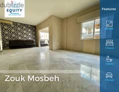 160SQM Aparmtent For Sale In Zaouk Mosbehشقة للبيع في زوق مصبح#RK93525 0