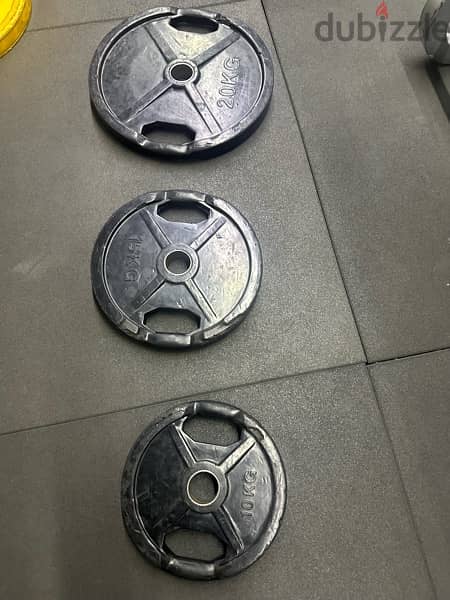 Olympic Plates + Dumbells + stand 3