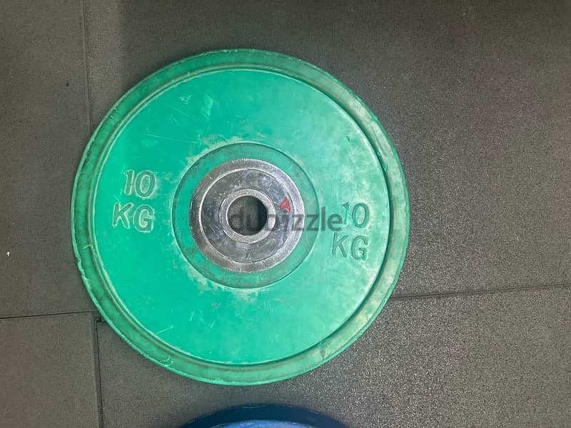 Olympic Plates + Dumbells + stand 7