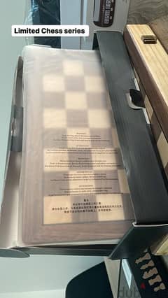 Authentic Wood Chess Board & Chess Clock 0